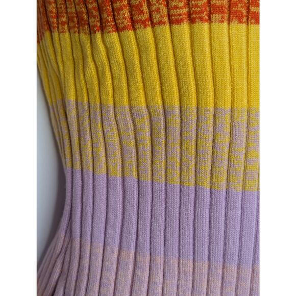 Revolve Stitches + Stripes Rainbow Turtleneck Sweater - Picture 6 of 10